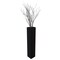 Uniquewise Tall Rectangular Wooden Modern Floor Vase, Black 30 Inch QI004183.S - alternate 1